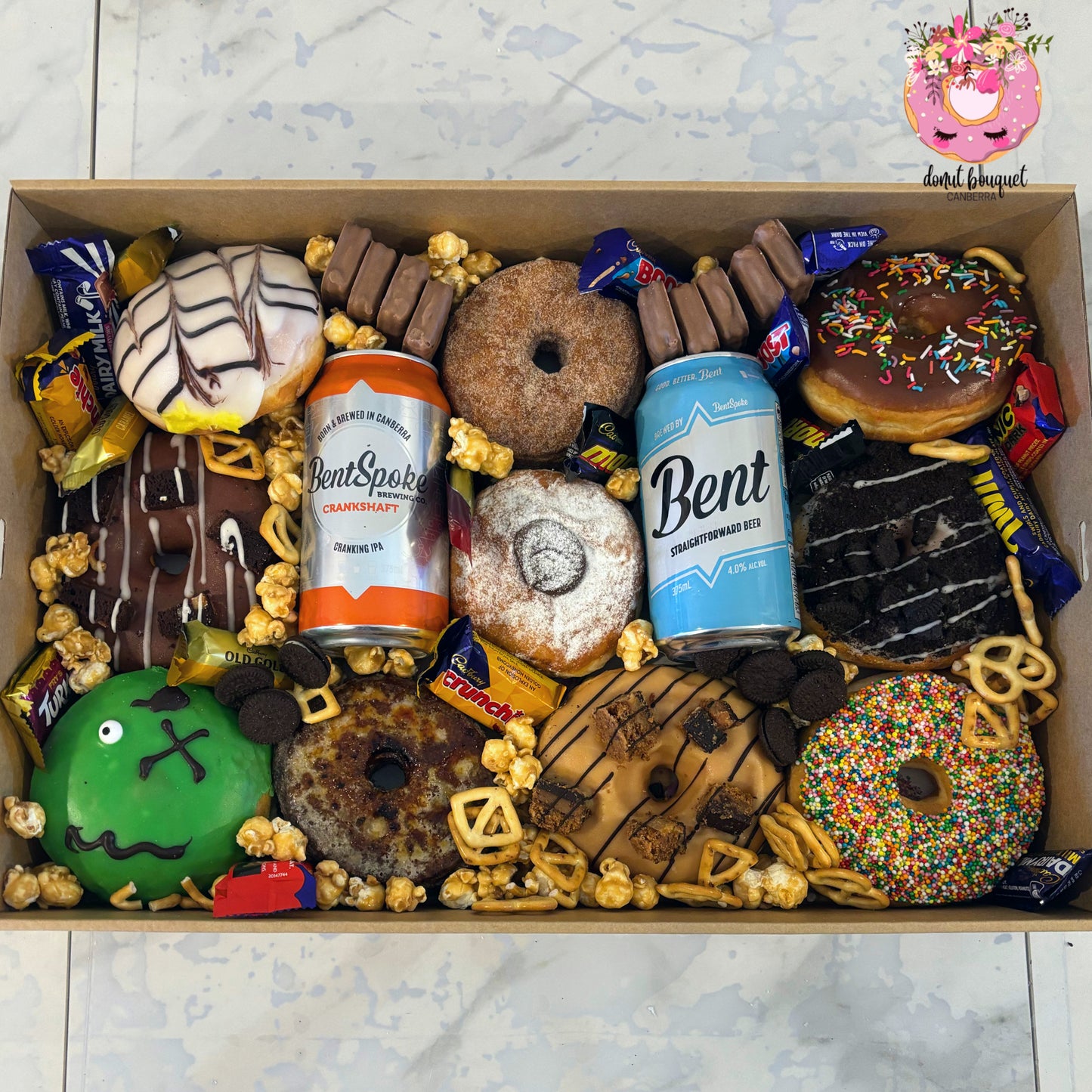 Beer and Donut Box (3 sizes)