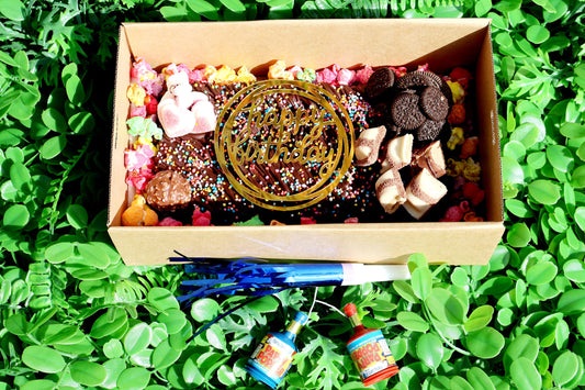 Birthday Brownie Block Gift Box