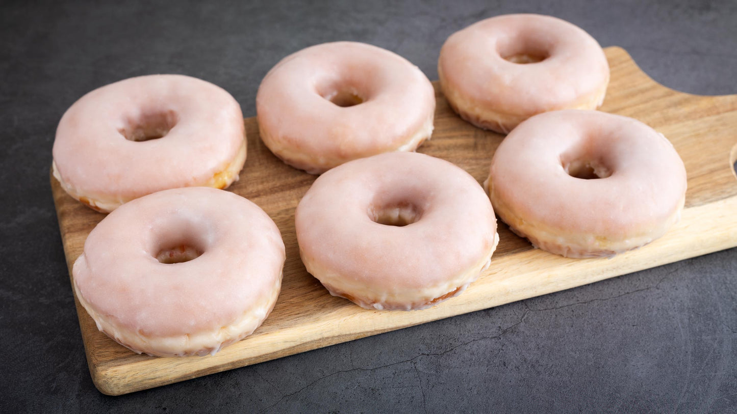 Oversized Donuts in a Box. No Frills.