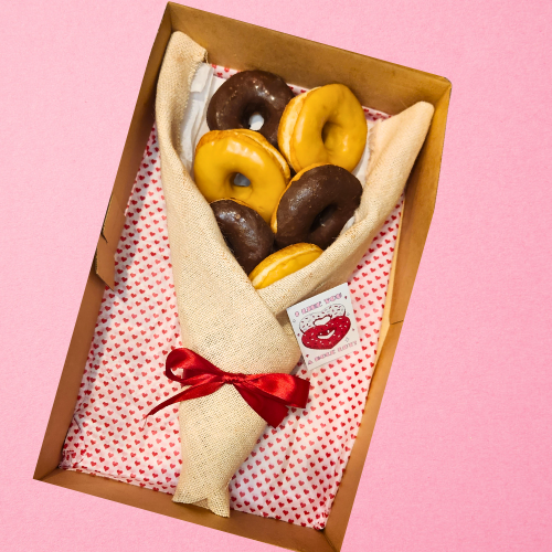 The Basic Six Pack - Donut Bouquet