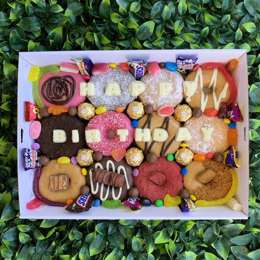 Happy Birthday Gift Donut Box