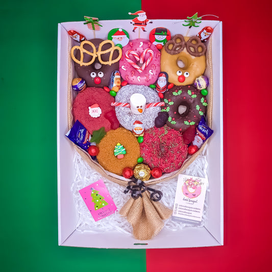 Christmas Gift Donut Bouquet