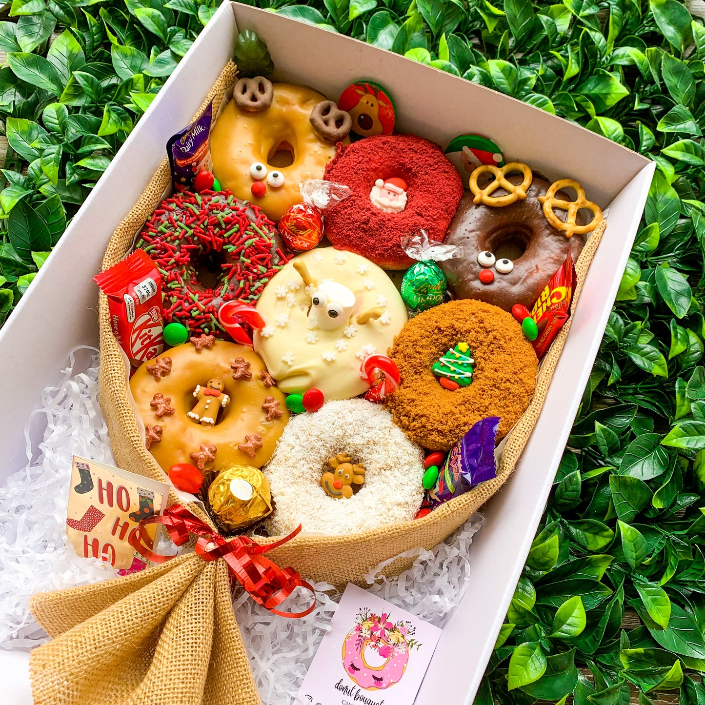 Christmas Gift Donut Bouquet