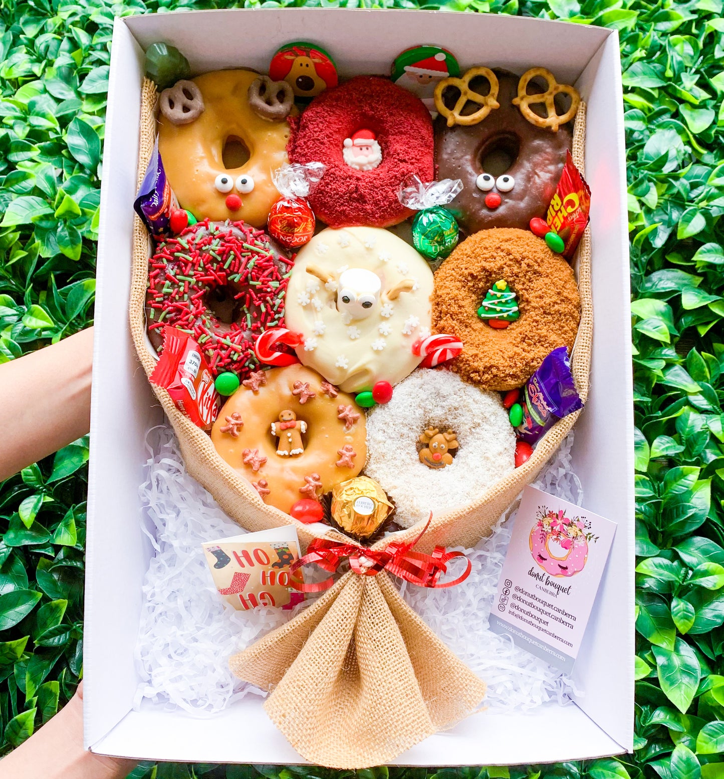 Christmas Gift Donut Bouquet